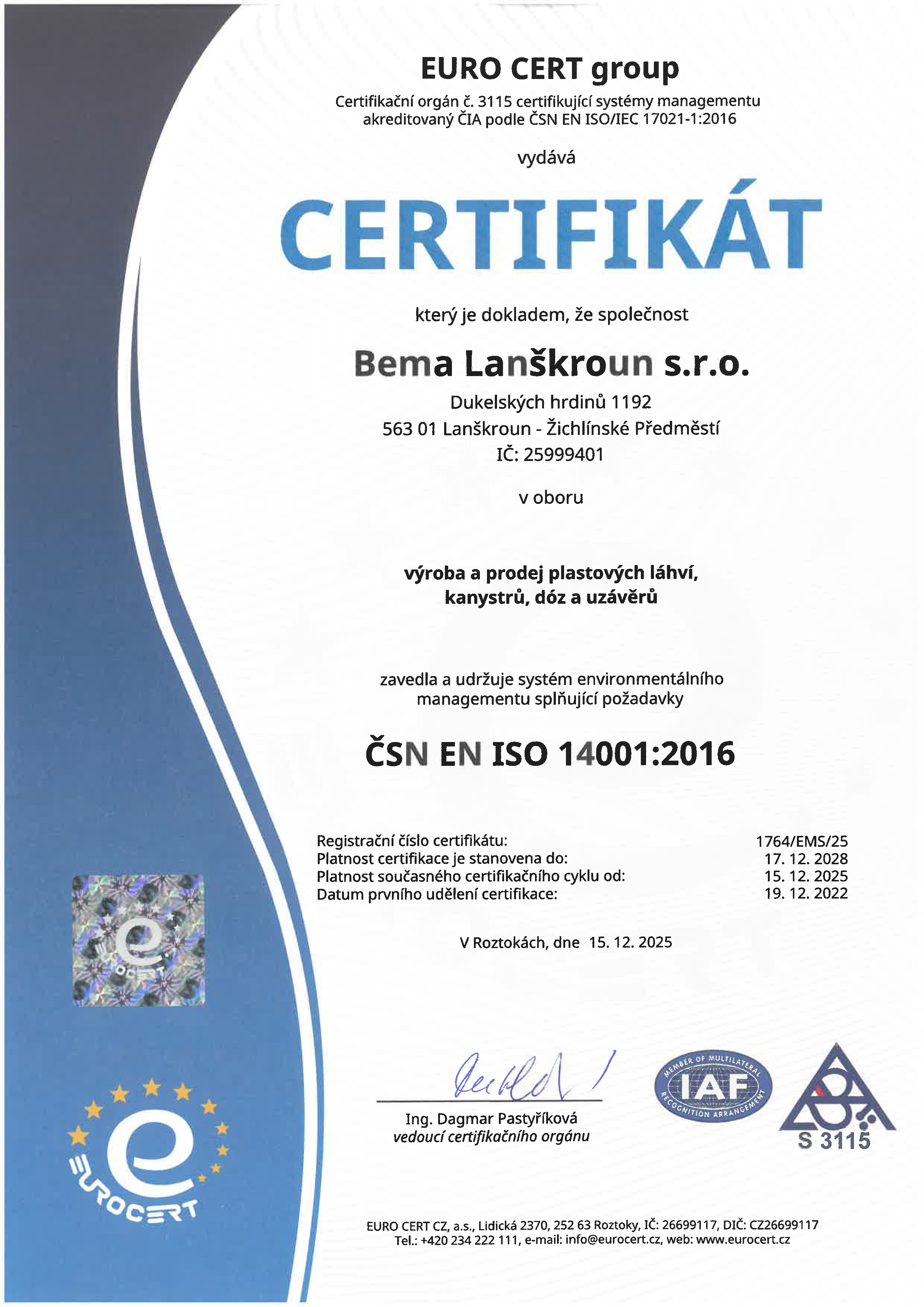 Bema Lanškroun s.r.o 14001